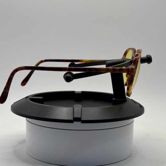 Vintage Ralph Lauren 523 Eyeglasses | Tortoise Frames | New Yellow Lenses 1980s main image 4